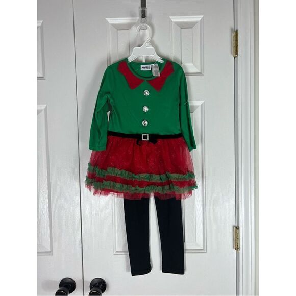 NWT Blueberi Girls Elf Outfit Size 5 - Picture 1 of 3